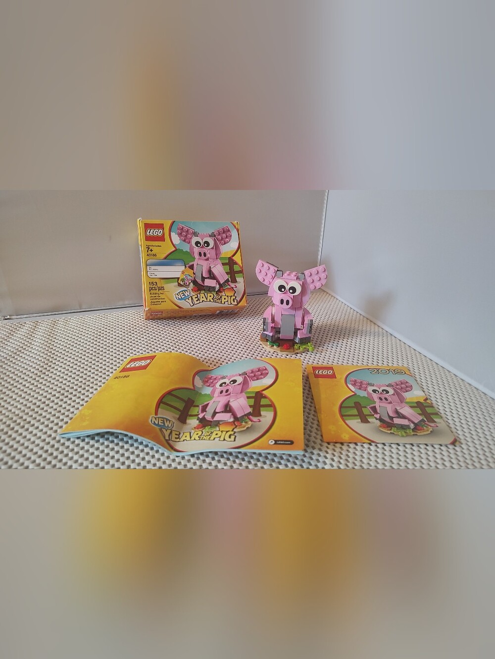 Lego 40186 Year Of The Pig Building Toy Set Displayed Only